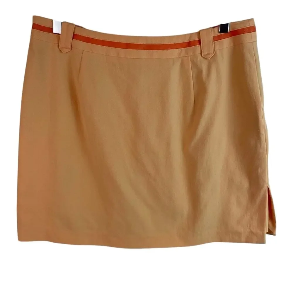 TEHAMA Light Orange Creamsicle Color Athletic Skort Size 8